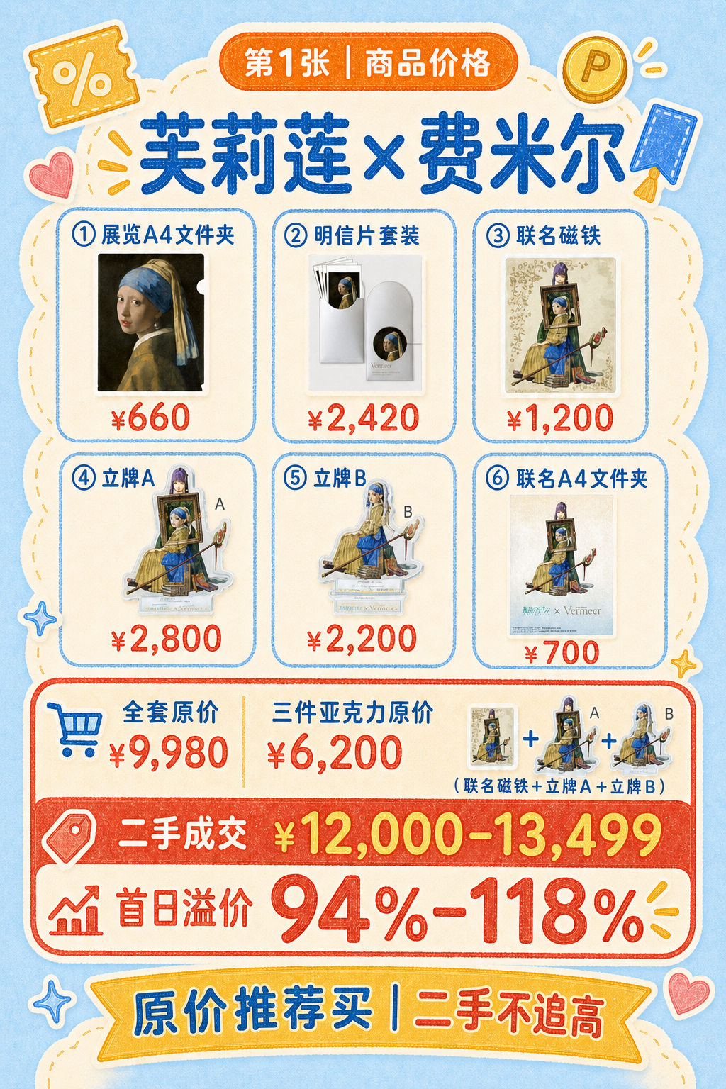 《葬送的芙莉莲》×费米尔联名周边全部商品价格与首日溢价